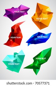 Abstract modern banners.