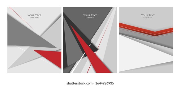 Abstract modern banners templates. Modern background for poster, brochure, flyer design. Layout vector template. Eps10