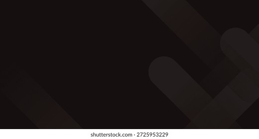 Abstractas Fondo negro moderno con sombra . Elegantes Elementos de diseño de forma redondeada diagonal oscura. Diseño moderno eps10