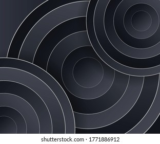 Abstract modern black background Vector