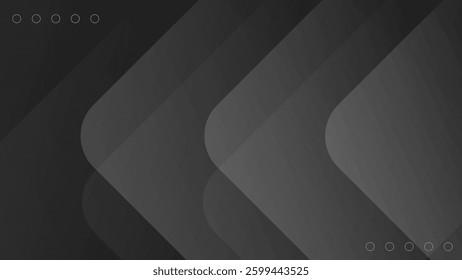 Abstract modern black background. vector.