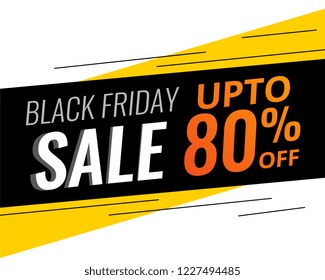 abstract modern black friday discount and sale bannner
