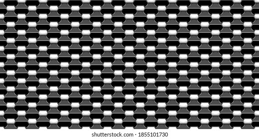 Abstract modern black metallic mesh texture pattern for background. vector illustration.