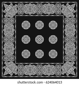 abstract modern black and white pattern