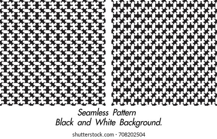 abstract modern black and white vector.seamless pattern.