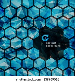 abstract modern blue background