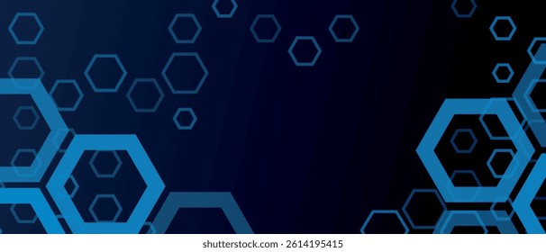 Abstract modern blue background with light blue elements. Vector illustration of background.
