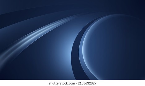 Abstract modern blue background with soft gradient curves. Dynamic shapes. Elegant light blue curve. Suit for banner, presentation, poster, wallpaper, backdrop, flyer. Vector illustration