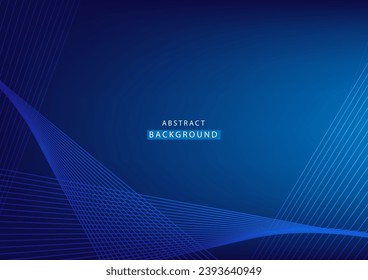 Abstract modern blue background template. Cross lines high tech. Concept technology, futuristic, big data, Ai, network, business, online, financial, presentation, banner, advert