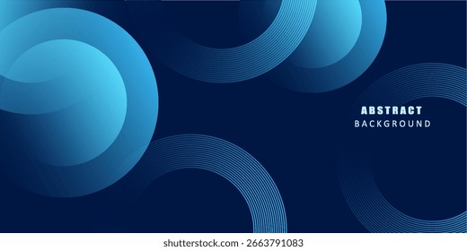 Abstractas fondo azul moderno. concepto de diseño de Vector. Diseño decorativo del Web o cartel, Anuncio
