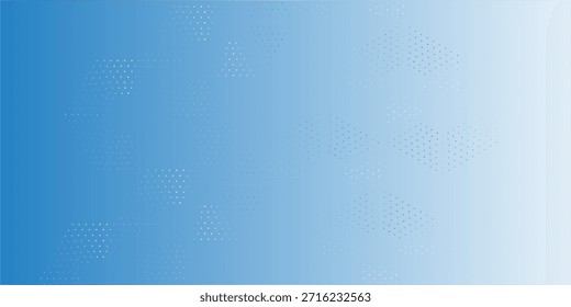 Abstraktes modernes blaues Banner-Hintergrunddesign mit Gesundheits-Icons und Symbolen elegantes Muster Hexagon Punkt