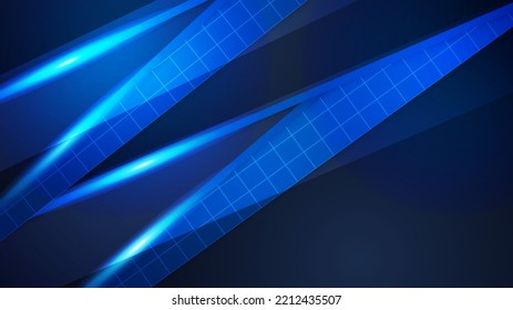 Abstract modern blue and black background. Vector illustration design for presentation, banner, cover, web, flyer, card, poster, wallpaper, texture, slide, magazine, and powerpoint.