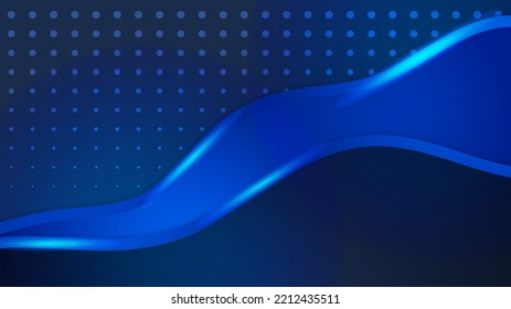 Abstract modern blue and black background. Vector illustration design for presentation, banner, cover, web, flyer, card, poster, wallpaper, texture, slide, magazine, and powerpoint.