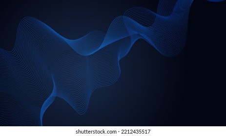 Abstract modern blue and black background. Vector illustration design for presentation, banner, cover, web, flyer, card, poster, wallpaper, texture, slide, magazine, and powerpoint.