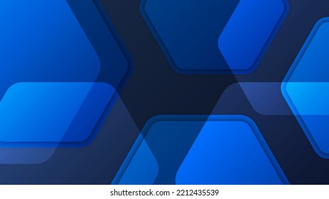 Abstract modern blue and black background. Vector illustration design for presentation, banner, cover, web, flyer, card, poster, wallpaper, texture, slide, magazine, and powerpoint.