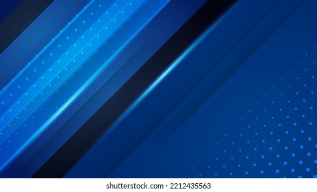 Abstract modern blue and black background. Vector illustration design for presentation, banner, cover, web, flyer, card, poster, wallpaper, texture, slide, magazine, and powerpoint.