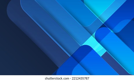 Resumen de fondo azul y negro moderno. Diseño de ilustraciones vectoriales para presentación, banner, portada, web, volante, tarjeta, afiche, fondo de pantalla, textura, diapositiva, revista y powerpoint.