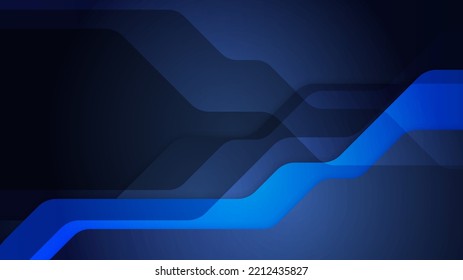 Resumen de fondo azul y negro moderno. Diseño de ilustraciones vectoriales para presentación, banner, portada, web, volante, tarjeta, afiche, fondo de pantalla, textura, diapositiva, revista y powerpoint.