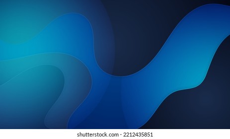 Abstract modern blue and black background. Vector illustration design for presentation, banner, cover, web, flyer, card, poster, wallpaper, texture, slide, magazine, and powerpoint.