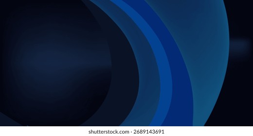 Abstract modern blue and black background. Vector illustration design for presentation, banner, cover, web, flyer, card, poster, wallpaper, texture, slide, magazine, and powerpoint.