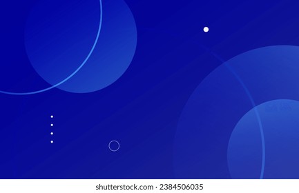 Abstract modern blue circles background. Eps10 vector