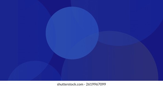 Abstract modern blue circles background. Eps10 vector
