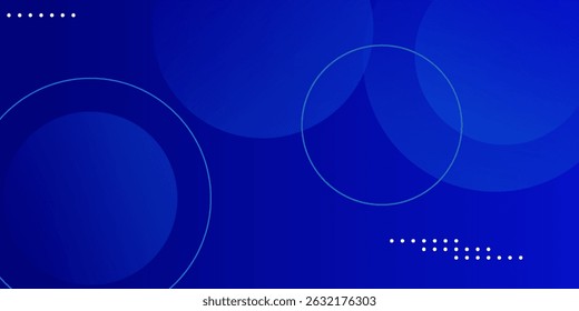 Abstract modern blue circles background. Modern minimal vector design template. geometric shapes background for web banner, flyer, poster, brochure, cover