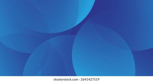 Abstract modern blue circles background. Modern minimal vector design template. geometric shapes background for web banner, flyer, poster, brochure, cover