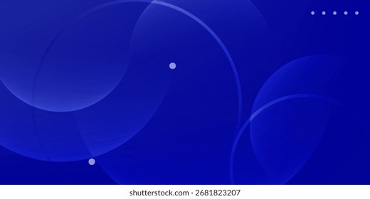 Abstract modern blue circles background. Eps10 vector