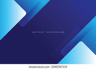 Abstract and modern blue color gradient background template