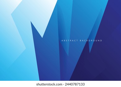 Abstract and modern blue color gradient background template