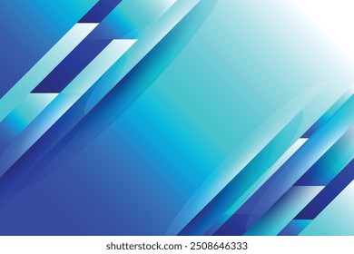 Abstrakte und moderne blaue Farbverlauf-Hintergrundvorlage