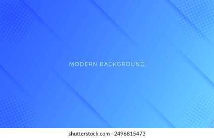 Abstractas fondo de estilo de diseño dinámico azul moderno con semitono