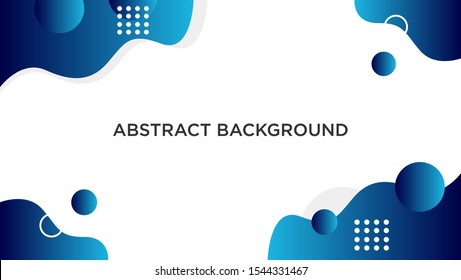 Abstract modern blue geometric background. object gradient shape. Template for banner, flyer, cover, and etc.