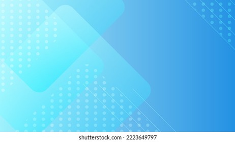 abstract modern blue geometric shape background with dots