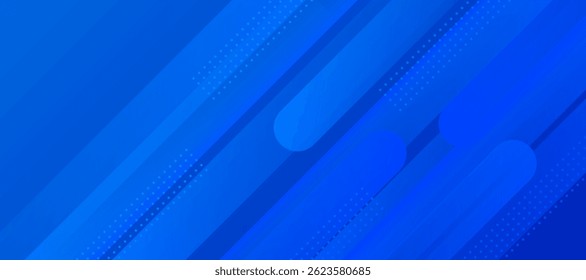 Abstractas fondo ancho degradado azul moderno. Fondo de Anuncio azul con rayas dinámicas modernas y patrón de líneas. Traje para la cubierta, cartel, Anuncio, folleto, encabezado, Sitio web