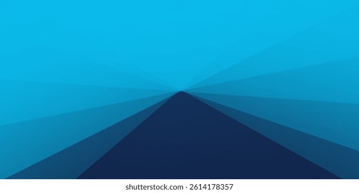 Abstract modern blue horizontal banner background with geometric diagonal overlay layers and glowing lines eps 10