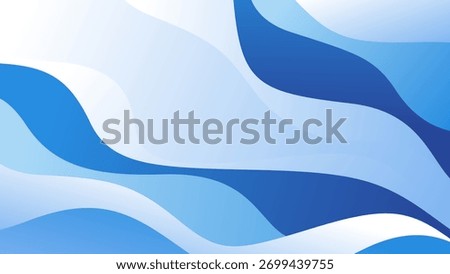 Abstract modern blue liquid wave background, smooth fluid gradient design, minimal dynamic wallpaper for web, landing pages, templates, banners, presentations, and more