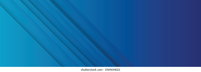Resumen azul moderno solapando el fondo 3d con rayas de línea. Ilustración vectorial para folletos, tarjeta de visita, portada corporativa, afiche, diseño de presentación, portafolio, volante, banner, sitio web