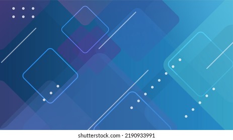 abstract modern blue square wallpaper background vector illustration