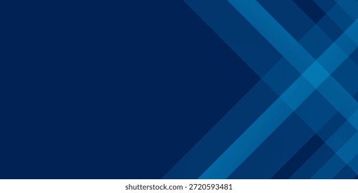 Abstrato azul moderno com três linhas diagonais brilhantes de fundo elegante. Fundo simples para banner, fundo, convite, site. Ilustração vetorial. eps 10
