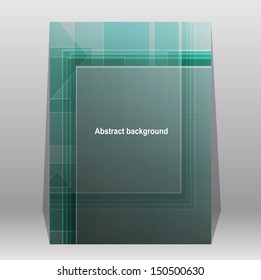 Abstract Modern Blue Vector Flyer for You