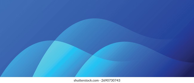 Fondo azul moderno Abstractas de la onda con el diseño del Vector de las curvas, Vector EPS10