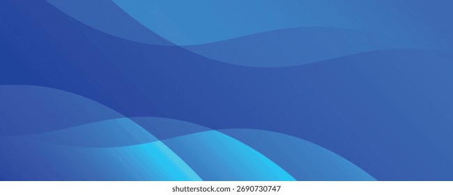 Fondo azul moderno Abstractas de la onda con el diseño de Vector de las curvas, diseño moderno