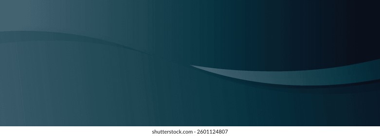 Abstract modern blue wave design background. vector