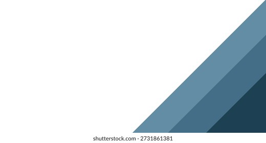 Abstract modern blue wavy header business banner horizontal background eps10