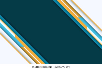 abstrakter, moderner, blauer und gelber Hintergrund für Bannerdesign mit Leerzeichen für Text