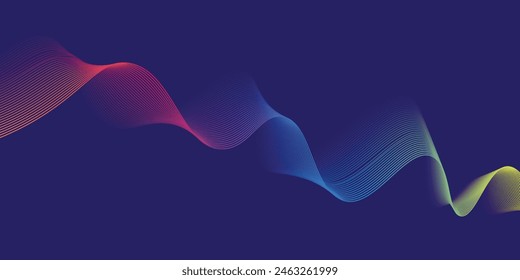 Abstract modern blue and yellow background. Vector illustration design for presentation, banner, cover, web, flyer, card, poster, wallpaper, texture, slide, magazine, and powerpoint vector