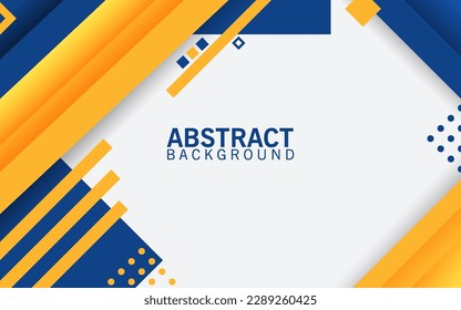 abstract modern blue yellow geometric square shapes design background wallpaper banner poster flyer