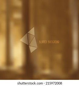 Abstract Modern Blurred Background - Vector Illustration